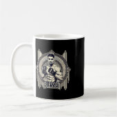 Mug Combattant de cage de boxe thaïlandaise de kickbox (Gauche)