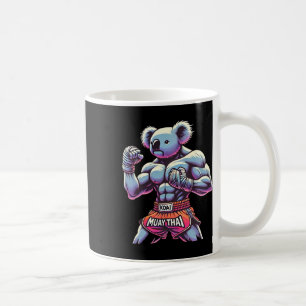 Mug Combattant de kickboxing koala Muay Thai drôle