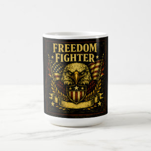 Mug Combattant de la liberté - Fierté du défenseur amé