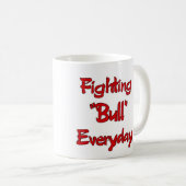 Mug Combattant de Taureau (Devant droit)