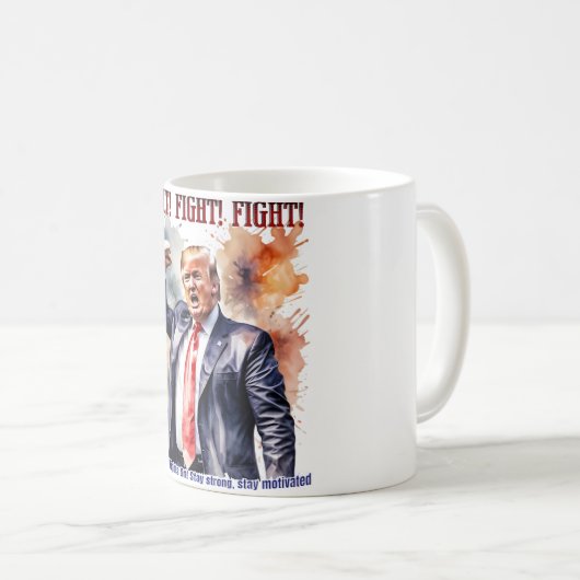 Mug Combattez ! Combattez ! Combattez ! Légende de Tru (Devant droit)