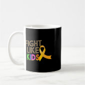 Mug Combattez comme des enfants Mois de sensibilisatio (Gauche)