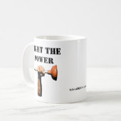 Mug Combattez la puissance (Devant gauche)