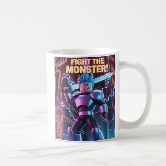 Mug Combattez le monstre (Droite)