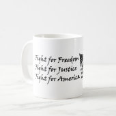 Mug Combattez pour l'Amérique ! (Devant gauche)