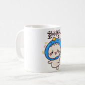 Mug COMBATTRE 화 이 팅 - Hangul coréen (Devant gauche)