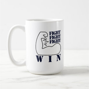 Mug Combattre, combattre, combattre, gagner