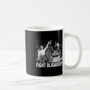 Mug Combattre La Manifestation D'Oligarchie Et Résiste
