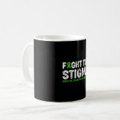 Mug Combattre la stigmatisation guerrier de la sensibi (Devant gauche)