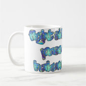 Mug Combattre le cancer de la peau, passer le Casquett (Gauche)