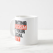 Mug Combattre le fascisme est votre devoir (Devant gauche)