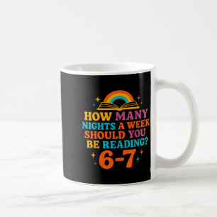 Mug Combien de nuits par semaine devriez-vous lire 67