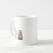 Mug Combien de nuits par semaine devriez-vous lire 6-7 (Devant gauche)