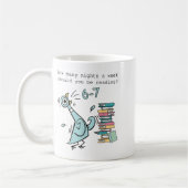 Mug Combien de nuits par semaine devriez-vous lire 6 7 (Gauche)