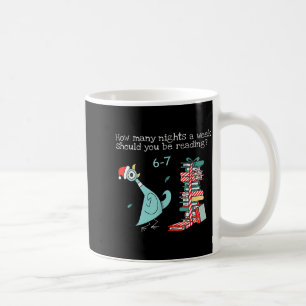 Mug Combien de nuits par semaine devriez-vous lire 6-7