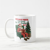 Mug Combien de soirées par semaine devriez-vous passer (Gauche)