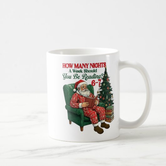 Mug Combien de soirées par semaine devriez-vous passer (Droite)