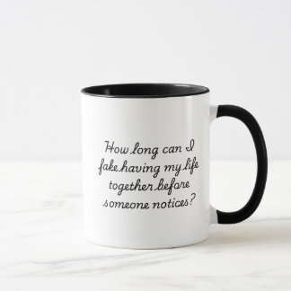 Mug Combien De Temps Puis-Je Réfléchir À Avoir Ma Vie 