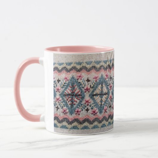 Mug Combinaison de Sweater (rose) (Gauche)
