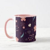 Mug combiné à motifs floraux (Gauche)