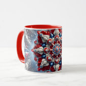 Mug combiné aux couleurs norvégiennes (Devant gauche)