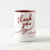 Mug Combiné de 450ml "Remerciements Élégants" pour (Centre)