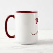 Mug Combiné de 450ml "Remerciements Élégants" pour (Gauche)