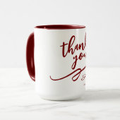 Mug Combiné de 450ml "Remerciements Élégants" pour (Devant gauche)