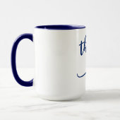 Mug Combiné de 45 cl Navy Stylé pour Offrir avec u (Gauche)