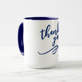 Mug Combiné de 45 cl Navy Stylé pour Offrir avec u (Devant gauche)