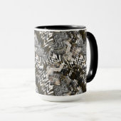 Mug Combiné, ethnique, africain. (Devant droit)