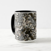 Mug Combiné, ethnique, africain. (Devant gauche)