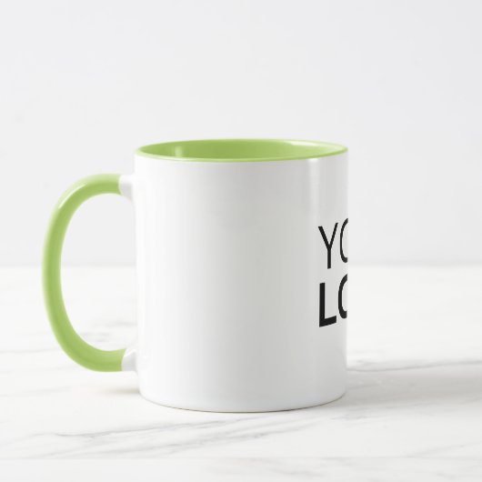Mug combo - 11 oz, chaux (Gauche)