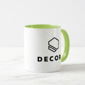 Mug combo - 11 oz, chaux (Devant droit)