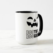 Mug Combo 15oz : Visage HALLOWEEN (Devant droit)