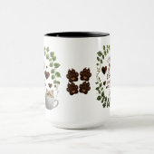 Mug Combo Amoureux des chats - Café Confort Chaud (Centre)