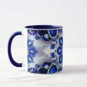 Mug combo aux couleurs bleu blanc (Gauche)