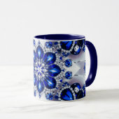 Mug combo aux couleurs bleu blanc (Devant droit)