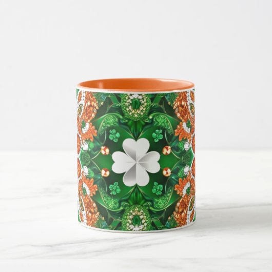 Mug combo aux couleurs irlandaises (Centre)