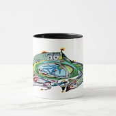 Mug Combo Avec Art De L'Espace 1 A.1 (Centre)