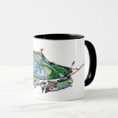 Mug Combo Avec Art De L'Espace 1 A.1 (Devant droit)