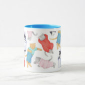 MUG COMBO BLEU CHAT EN PYJAMA (Centre)
