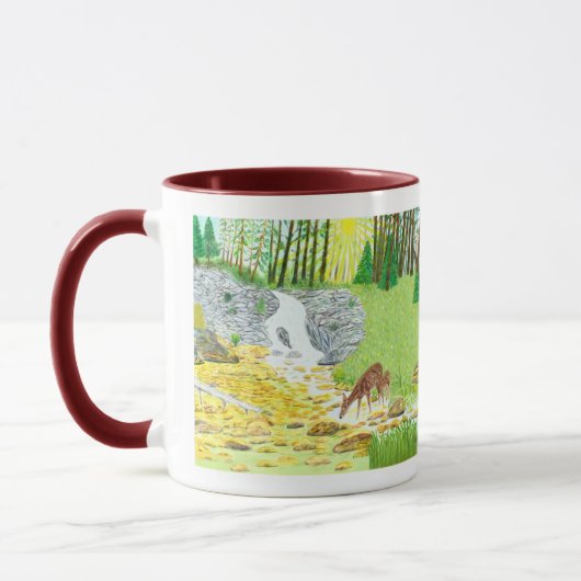 Mug Combo Cerf et Faon (Gauche)