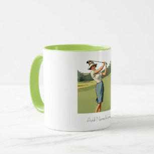 Mug Combo de Golfer Vintage personnalisé