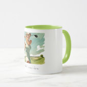 Mug Combo de Golfer Vintage personnalisé (Devant droit)