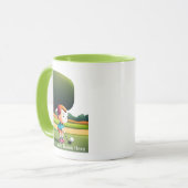 Mug Combo de Golfeur junior personnalisé (Devant gauche)