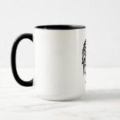Mug Combo de la reine africaine cool (Gauche)