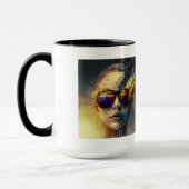 Mug combo de lunettes brûlantes, 15 oz (Gauche)