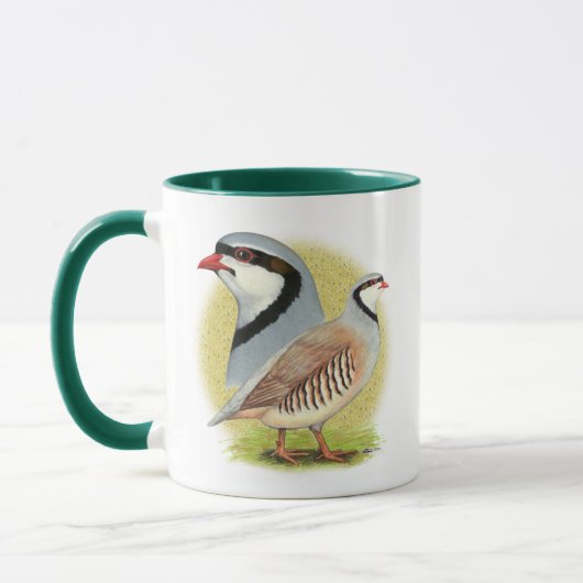 Mug Combo de perdrix de Chukar (Gauche)