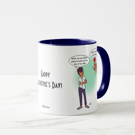 Mug Combo d'Earlobes Valentine's Day (Devant droit)